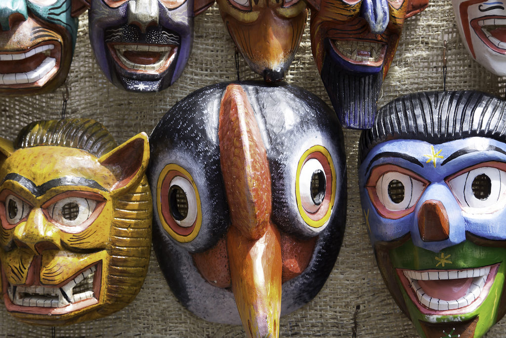 Masken in Quito